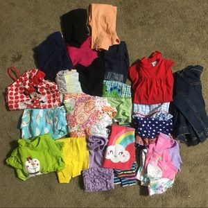 26 Piece Girls Lot of Summer / Winter Clothes